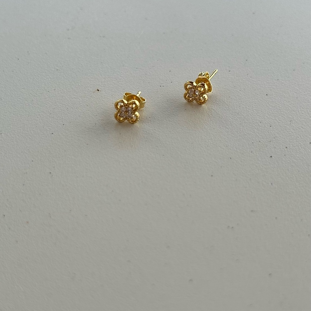 Mini Stud Earrings - Picture 2 of 2